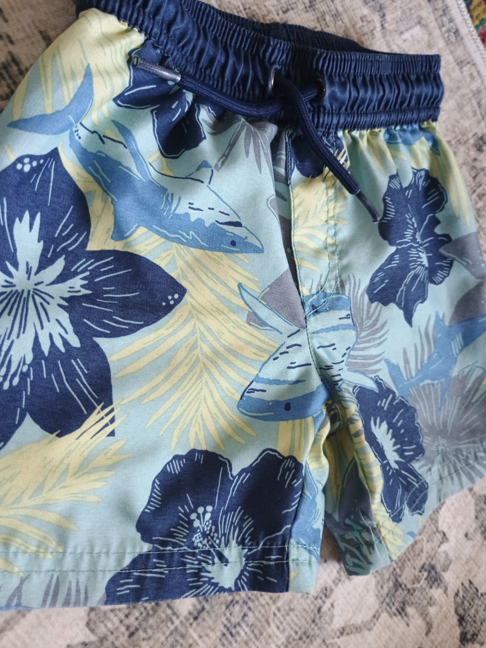 4/$15 Carter's Hawaiian Swim Trunk, 2T